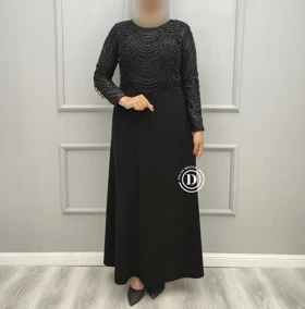 پیراهن بلند سایز بزرگ النا 7009