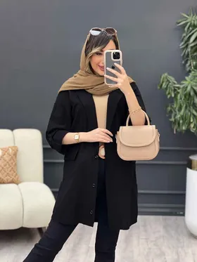مانتو جیب هلال بغل پاگن