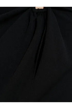 اکسسوری فلزی دامن میدی با جزئیات دراپه 4SAK10079EK