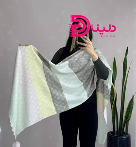 شال موهر دورو وارداتی منگوله‌دار