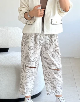 شلوار پارچه‌ای سندبادی
