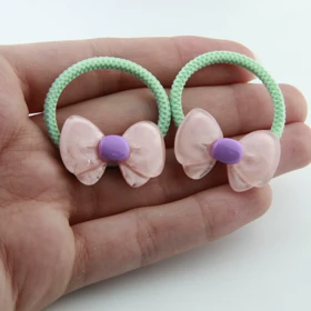 کش مو دخترانه مدل پاپیونی (بنفش)