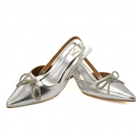 کفش مجلسی زنانه پاشنه‌دار 3 سانت مدل 4027 _ sandal valentino