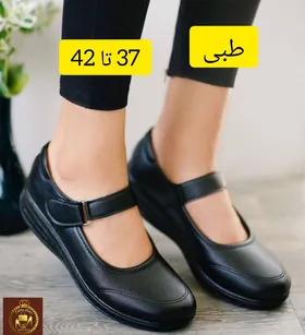 کفش کالج طبی زنانه چسبی مدل زارا