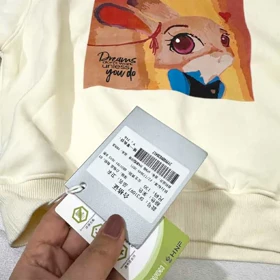 بلوز بچه گانه وارداتی RETRO شیری رنگ