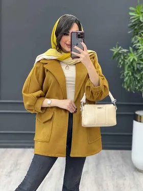 پالتو جیب پاکتی آستین پیله