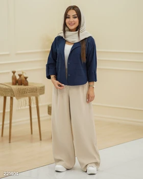 کراپ کت مدل روزانا کد 2214