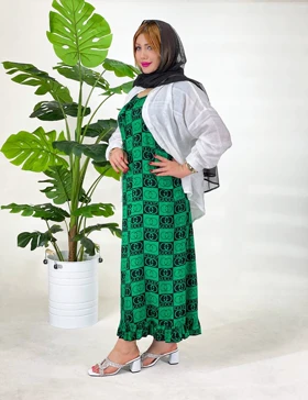 پیراهن یقه پاپیون سارا کد : S260A