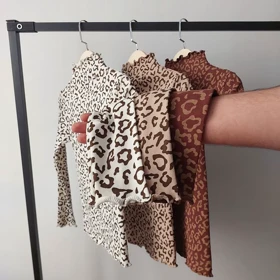 بلوز پلنگی ژور دوزی