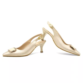 کفش مجلسی زنانه پاشنه‌دار 5 سانت مدل 400946 _ sandal valentino