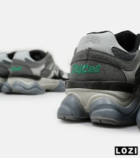 کفش کتانی مردانه و زنانه طوسی مشکی NEW BALANCE 9060 مدل 5238
