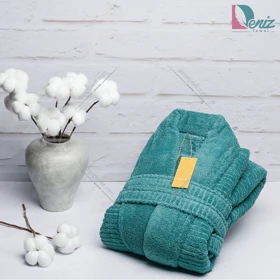 حوله تن پوش Cotton Life رنگ کله غازی