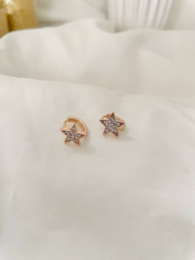 گوشواره ستاره نگین‌دار