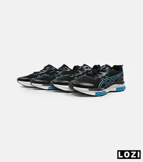 کفش کتانی مردانه مشکی آبی ASICS GORETEX