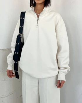 نیم زیپ استخوانی برند Pull&bear 👼🏼