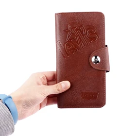 کیف پول چرمی طرح Levis