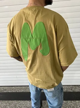 تیشرت T-SHIRT طرح M رنگ لیمویی