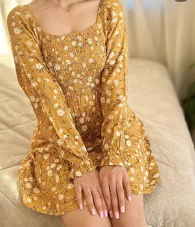 پیراهن دشت بابونه🌼🌻