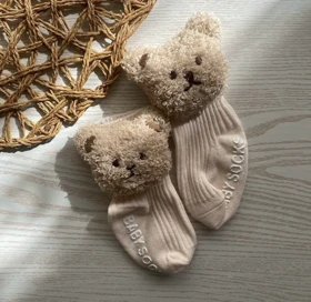 جوراب بچگانه نیم ساق وارداتی طرح تدی