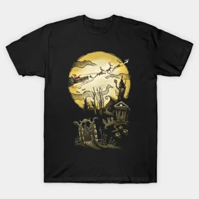 تیشرت کابوس پیش از کریسمس تیشرت Nightmare Before Christmas طرح The Nightmare Before Christmas