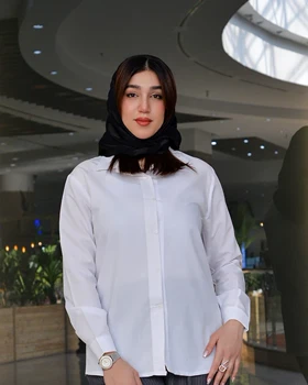 خرید عمده شومیز سفید زنانه قیمت 328 تومن کد 7177