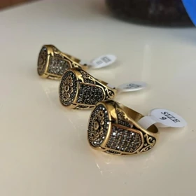 انگشتر استیل رنگ ثابت مردانه کد tw10059