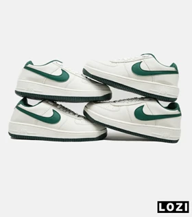 کفش مردانه و زنانه سفید یشمی NIKE AIR FORCE