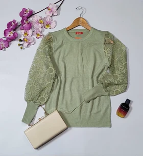 بلوز بافت گپ وارداتی مدل شیوانا کد 40202