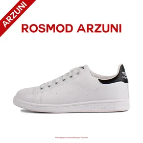 کتانی آدیداس استن اسمیت سفید مشکی - Adidas Stan Smith White/Black