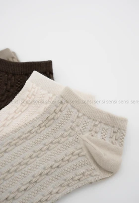 جوراب گندمی مچی کد1004154