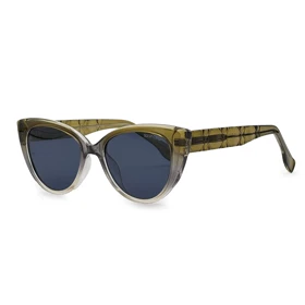 عینک آفتابی گربه ای زنانه موسکات Moscot مدل EA-7027 پلاریزه (سبز)