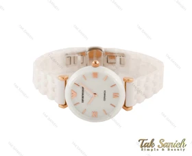 ساعت امپریو آرمانی زنانه سرامیکی سفید Armani-3616-L