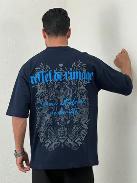 تیشرت مردانه چاپ پفکی reflet