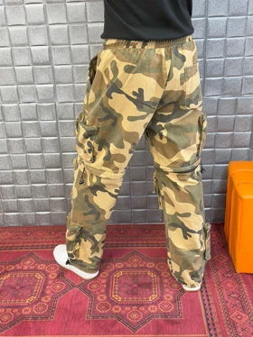 شلوار بگ چریکی شلوارک شو کارگو 028