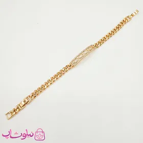 دستبند زنانه ژوپینگ مدل بینهایت نگین‌دار