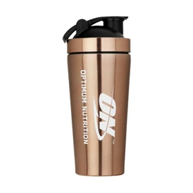 شیکر استیل ورزشی یک تیکه اوپتیموم نوتریشن مدل ON ظرفیت 0.74 لیتر