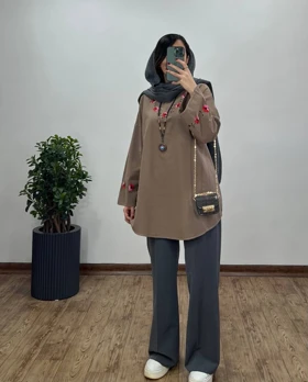 مانتو گلدوزی نرگس 3