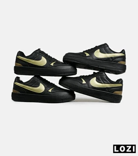 کفش کتانی بزرگ پا مشکی طلایی نایک Nike Gama Force Sail