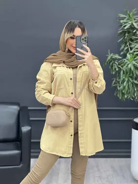 مانتو کتان شاپرک