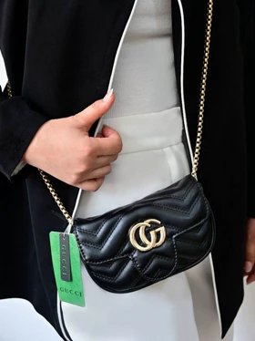 کیف دوشی زنانه بنو مدل گوچی کد BENO 4762