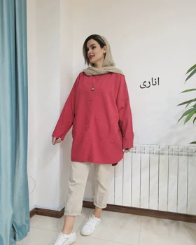 مانتو قواره دار چکاوک ( دارای ایراد جزئی )