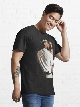 تیشرت kendrick lamar طرح Kendrick Lamar Holding Baby Drake کد 205289