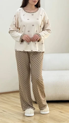 ست بلوز و شلوار گوچی
