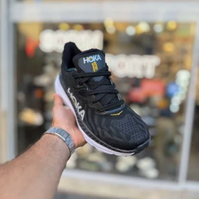 کتانی هوکا مشکی سفید کد 6615