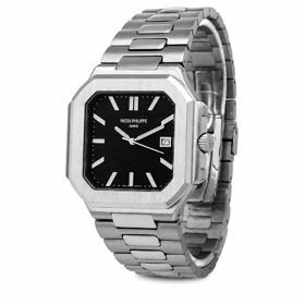 ساعت مردانه پتک فیلیپ مدل Cubitus Patek 6932-G استیل صفحه مشکی