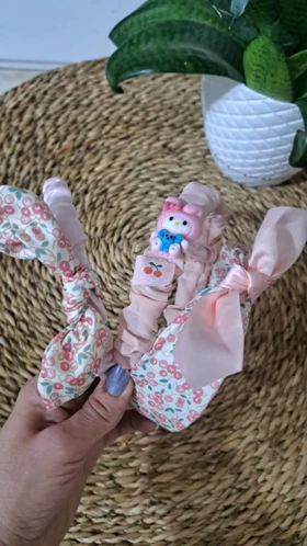 پک سه تایی تل مو فانتزی ملودی صورتی