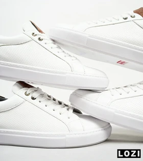 کفش اسنیکرزمردانه سفید PULL& BEAR