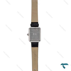 ساعت شنل Première Ribbon زنانه سیلور بند چرم مشکی Chanel-6498-L