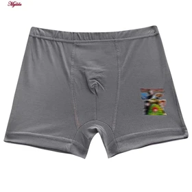 شورت پنبه‌ای پسرانه کوزا مدل پادار طوسی کد 4595