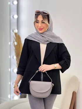 مانتو کتی دو دکمه ثمین